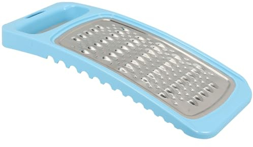 HOMSFOU Grattugia per Verdure in Acciaio Inox a Doppio Lato, Grattugia per Patate e Carote Portatile Impugnatura Ergonomica, Utensile da Cucina Leggero per Uso Domestico e Professionale