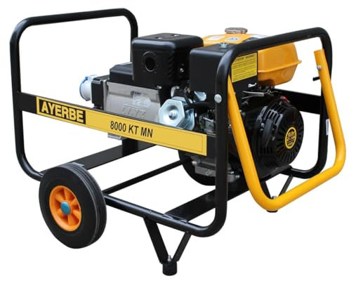 Ayerbe AY-8000-KT-M Generador, 6400W, Arranque eléctrico