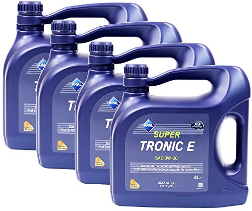 4x 4 L = 16 LITER ARAL SUPERTRONIC SUPER TRONIC E 0W-30 MOTOR-ÖL MOTOREN-ÖL