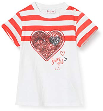 Brums baby flickor t-shirt Jersey Con Cuore paljetter knådad tank top