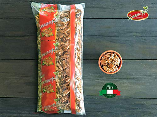 Noci Sgusciate ITALIANE tipo A - di Sorrento - Formato Da 1kg - Prodotto del territorio - Noci extra tipo A - Prima scelta - Frutta secca di qualità senza sale - SORRENTINO