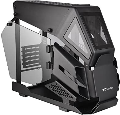 Thermaltake AH T200 Helicopter Styled Open Frame Tempered Glass Swing Door Micro Case CA-1R4-00S1WN-00