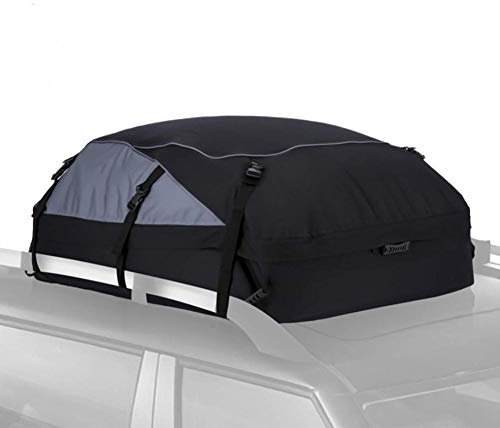 Dachtasche Auto 350L wasserdichter Auto-Dach-Top-Rack- Träger mit 8 verstärkten Riemen Cargo Bag Gepäckaufbewahrungswürfel- Tasche Reise-SUV- Van für Autos DachgepäCkträGer Tasche (Color : A)