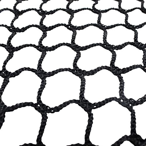 Schwarzes Treppengitter Baby-Schutznetz, Treppengeländer-Sicherheitsnetz für Kinder, Haustiere, Spielzeug, Maschennetz für Balkongeländerschutz Spielplatz Garten,2x5M/6.5x16.5FT