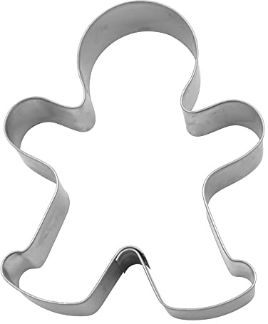BekkiB - Emporte-pièce Bonhomme en pain d'épices/Garçon - environ 10 cm, découpoir en acier inoxydable pour la cuisson de pain d'épices et de biscuits, passe au lave-vaisselle - 2001