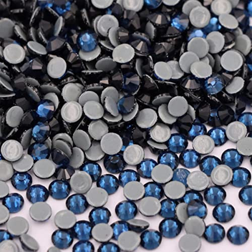 KIDEXO Multi-Color SS3-SS30 Kristallglas Glitter Strass Flatback Hot Fix Steine zum Nähen & amp; Stoff Decoretion-26 Montana,SS8 1440STK
