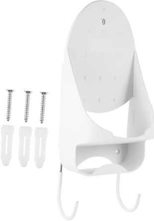 VILLFUL Bügelbrett Wandhalter Aus Pbt-Material Passend Für Handelsübliche Bügelbretter Mit Kabelaufbewahrungsschlitz Einfach Zu Montieren An Wand Oder Kleiderschrank Tragfähiger Haken Für