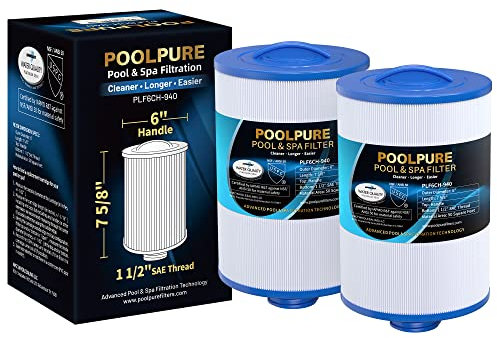 POOLPURE Cartucho de SPA Desinfectante Mineral Bañera de hidromasaje Purificador SPA en Filtro Unicel 6CH-940