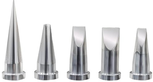 Schweißlötspitzen für Weller LT Ersatz Lötspitzen, Lötspitzen für WP80 WSP80 W13338 WD1000 WD2000 WSD81 WS81 WSF81D8 WS81D5 Lötkolbengriff LTS LTA LTB LTC LTD 5 Stück (LT Ersatz Lötspitzen)