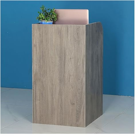 Rezeptionstresen, Empfangstheke Mit Schubladen Und Ablageflächen, Verkaufstheke Vorderer, Empfangstresen, Hölzerner Computertisch, Für Salon Empfangsraum Kasse Schönheitssalon Lobby, MDF (Color : C,