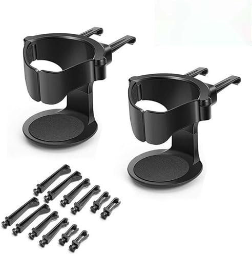 WFYBMB 2Pcs Portavasos para Coche para BMW E36 E46 E90 F30 G20 E92 GT Convertible, Soportes para Botellas para Coche Portavasos de la Botella, Portavasos Coche Ajustable Universal