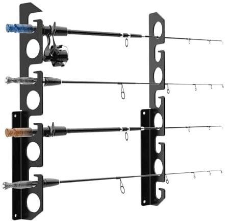 Angelrutenhalter Wandhängeregal Acryl Rutenhalter Angelrutenregal Rutenaufbewahrung Rack Wand Rutenhalter Angelrute Aufbewahrung Pole Wandregal Rutenhalter Acryl Wandhalter Angelregal Halter Rutenwand