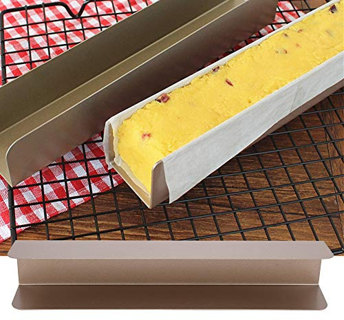 Formina per Biscotti Rettangolare, Stampi per Biscotti per Cuocere Biscotti Stampo per Biscotti Rettangolare a Forma di U in Acciaio Al Carbonio Antiaderente Stampo per Pane per