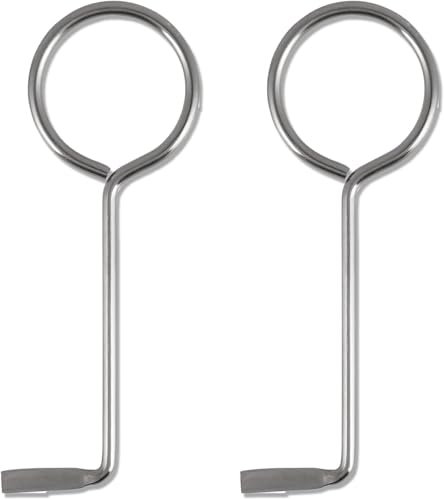 2 Stück Profi Dietrich Set,Rostfreie Stähle Zimmerschlüssel,Wiederverwendbar Buntbartschlüssel Universal,Universalschlüssel für Zimmertüren,BuntBart Schloss Öffner,für Die Meisten Türen