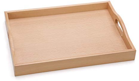 CCYENG Tray Supply Tray Material Tray with Handle Ideal for Breakfast/dinner Tray Tea Tray Restaurant Tray or Any Foo(A-S) (A M)