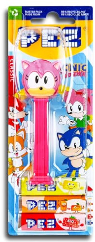 1 x PEZ Spender Amy (Sonic) inkl. 2 x Pez Bonbons 2 x 8,5 g