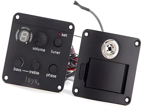 Klassische Akustikgitarre Piezo Pickup Preamp EQ Equalizer Tuner Professioneller Akustik Tonabnehmer