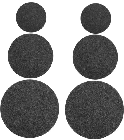 UPKOCH 6 Pièces Sets de sous Verres Ronds Feutre Absorbant pour Pots de Fleurs Diamètres Variés pour Protection de Mobilier et Prévention des Éclaboussures Accessoires de Jardin et Patio