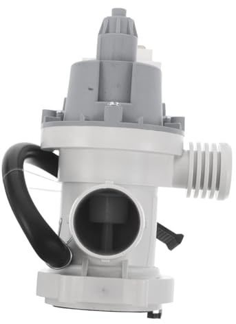 SOPOTUTU Pompe De Vidange Pour Lave-linge Blanc, Moteur De Remplacement Solide, Ensemble Pompe à Eau Compatible, Pour Drainage Automatique Domestique