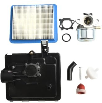 Serenophile Kit carburateur de rechange pour tondeuses à gazon Quantum – Compatible avec moteurs Briggs & Stratton 799868 et 498170