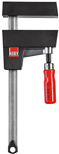 BESSEY UK3.006 UniKlamp Case Clamp, 6 in., Black and Red With Bright Zinc Plated Steel