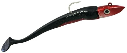Hogy Twitcher + Paddle 20cm Gummifisch Halloween, Gewicht:75g Jigkopf / 100g gesamt