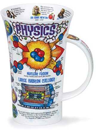 Dunoon Physics Tasse aus feinem Porzellan, für GCSE, A Level, Degree, Teacher, Graduation