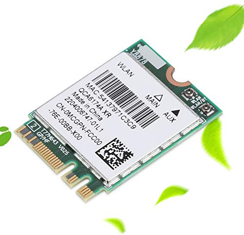 Tarjeta de Red, Modo Dual Bluetooth 4.1 Tarjeta de Red inalámbrica Original para Z270N/X99 Gaming G1 WiFi/G1.Sniper B7 B250I Pro/ (MSI) B150M Mortar, NGFF/M.2 Tarjeta controladora de Red