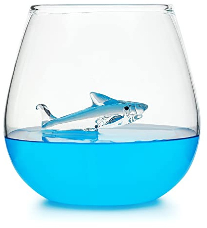 CKB LTD 500 ml großer Glasbecher, ideal für Wasser, Whisky, Orangensaft, ein einzigartiges einzigartiges Trinkglas