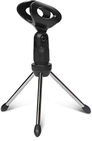 Depusheng Mini dessus de Table Portable Microphone trépied en alliage de Zinc support de micro support de bureau réglable microphones trépieds support