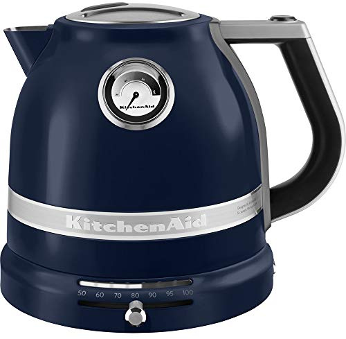 KitchenAid Artisan Wasserkocher 1,5L Temperaturwahl Ink Blue | Tee, Kaffee und Aufgüsse auf den Punkt; Kanne mit herausnehmbarem Kalkfilter und ikonisches, langlebiges Design