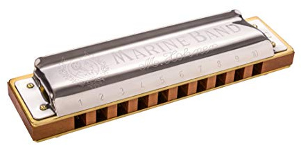 Hohner 1896BX Marine Band Mundharmonika, Tonart G Sharp Natural Minor