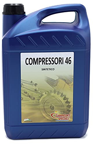 Olio sintetico per compressori d'aria rotativi a vite e palette - 5 Litri - COMPRESSORI 46