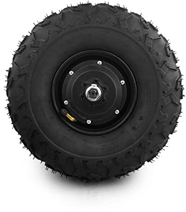 Ruota della carriola elettrica per tutti i terreni da 350 W con 145/70-6 Fat Off Road Pneumatico ruvido 14,5 Motoriduttore elettrico del carrello (24V 350W)