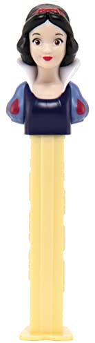PEZ - Dispensador de caramelos de princesa Disney Blancanieves - Dispensador de dulces de princesa Blancanieves con 2 recambios de caramelos PEZ | Regalo de fiesta de princesa