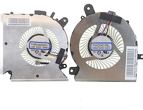 Ventilateur de Refroidissement CPU GPU pour MSI Katana GF66 Pulse GL66 PABD08008SH N459 MS-1581 Laptop Cooler (Ventilateur CPU)