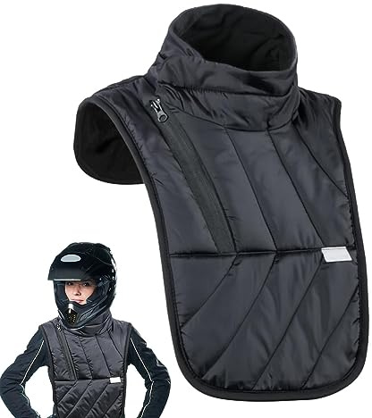Motorrad-Nackenwärmer, Nackenwärmer Motorrad Nackenschlauch, Winddichter Halswärmer-Schal, Wasserdichter Langer Brustwärmer Unisex, Brust-Schulter-Wickel-Nacken-Windschutz, Brustbezüge Staub- Und UV
