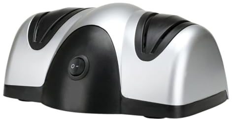 NAMOARLY Aiguiseur Électrique Professionnel Cuisine Affûtage 2 Étapes Système D'affûtage 40 w Anti-dérapant Usage Domestique Ac220-240v