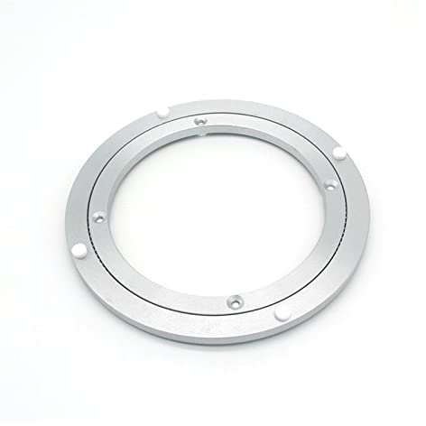 FGDIUCVN Plattenspieler-Lager aus Aluminiumlegierung, robuster drehbarer Plattenspieler, Lazy Rotating Bearing Plattenspieler, runder Esstisch, Glatte Drehplatten-Hardware (Größe: 40 cm/16