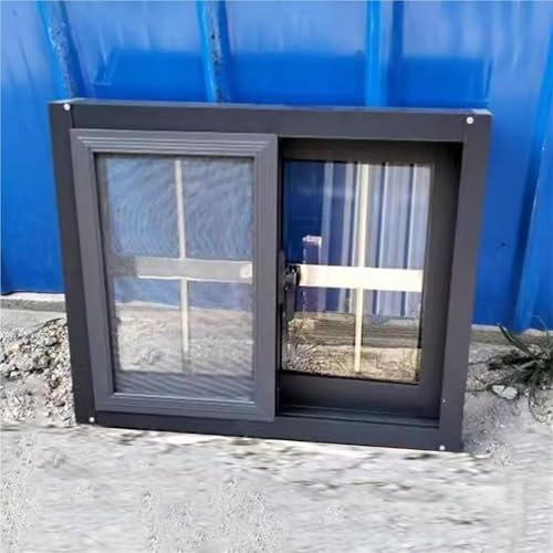 DWSSX Kleines Kellerfenster, Ersatz-Haushaltsfenster for Badezimmer/Schuppen, horizontales Schiebefenster(36x16in/90x40cm)