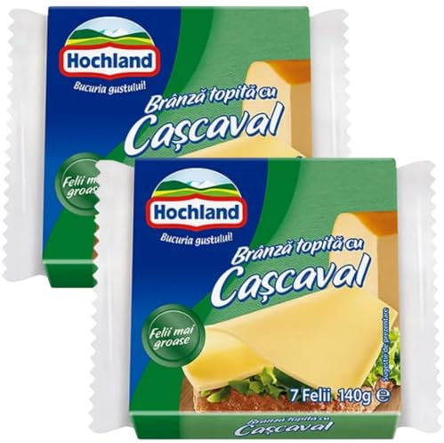 Kashkaval Cheese Slices 140 GRAM x 2 container