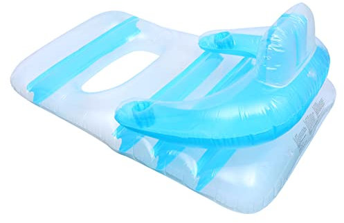 ibasenice Aufblasbares Schwimmbett Aus Hochwertigem PVC-Material Leicht Und Tragbar Als Schwimmpolster Oder Schwimmmatte Für Sommer