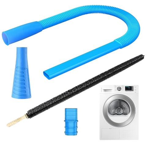 Dryer Vent Cleaner Kit, Flexible Vacuum Hose Attachment, Efficient Lint Remover Tool, Stretchable Vacuum Replacement Parts for Home Maintenance and Deep Cleaning