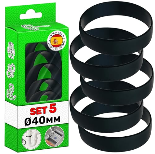 5 Stück Konische Siphon Dichtung Ø 40 mm - Garantie 5 Jahre - ONIX TECH