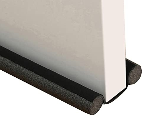 Boudin Porte Isolation, Libre De Couper, 93cm Bas De Porte Isolant, sous Le Joint De Portes D'entrée Intérieur Et Extérieur, Coupe-Vent, Anti Froid, Bloqueur Bruit