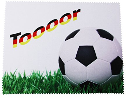 argus Brillenputztuch Mikrofasertuch Motiv Fußball-Tor (1)