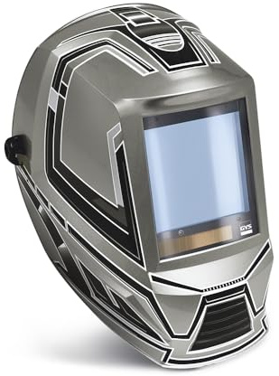 GYS, Masque de Soudage LCD GYSMATIC 5-13 G True Color XXL, Teinte 3/5>13, Champ de Vision 100x83mm, Assombrissement Auto 0,04ms, Classe Optique 1/1/1/1, pour MMA, TIG, MIG/MAG & Meulage