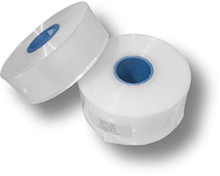 dm-folien Schlauchfolie transparent I 200 mm x 250 m I 100 μ I Unbedrucktes Verpackungsmaterial aus LDPE I Reißfeste Schlauch-Folie zum Verpacken & Einfrieren von Lebensmitteln