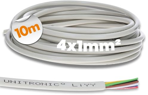Lapp 0028704 UNITRONIC LiYY Cavo dati in PVC, 4 x 1 mm², cavo di segnale I cavo del campanello, prolunga LED a 4 fili