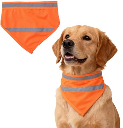 Hundehalstuch Reflektierendes Halstuch Kopftücher Halsdreiecke für Haustiere Waschbares Dreiecks-Hundebandana Bequemes Halsband Lätzchen Halstuch Hundehalstücher für kleine mittlere Hunde Katzen